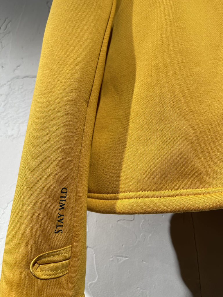 Icon Gold zipper hoodie