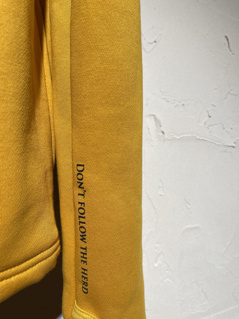 Icon Gold zipper hoodie